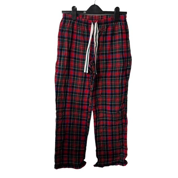 Sleep Sense Red Plaid Flannel pajama set size small - Picture 6 of 8